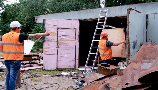 Демонтаж гаражей в Рыбинске, цена от 1770 руб. – услуги под ключ от 2Землекопа-Рбн